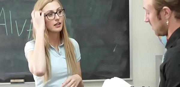  Schoolgirl Alexa Grace Classroom Slut